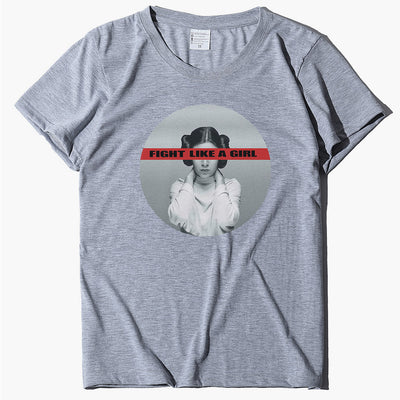 Camiseta Feminista Casual Estampada de Manga Corta para Verano - Image 3