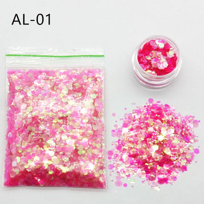 Lentejuelas Mixtas para Uñas 10g - Purpurina Artística Premium - Image 57