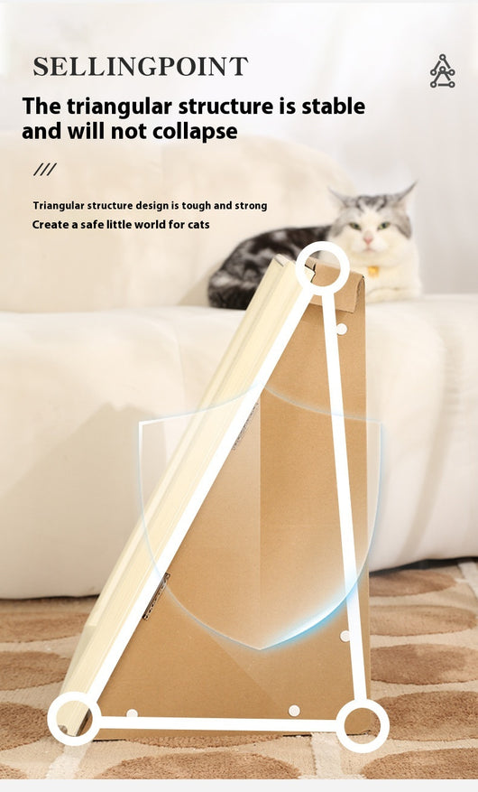 Nido Retro Dorado para Gatos con Rascador Integrado - Image 23