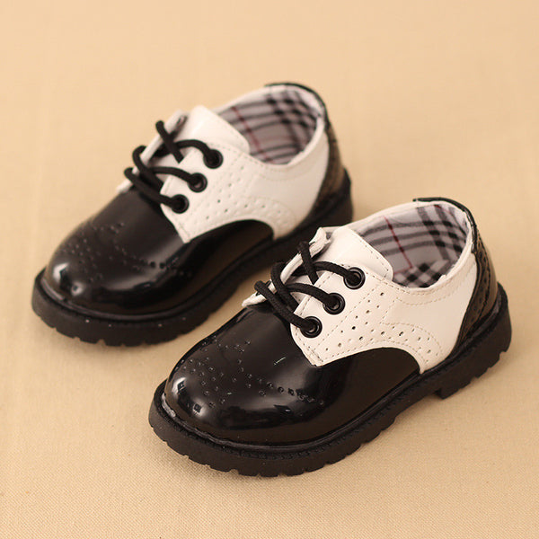 Zapatos Escolares Estilo Británico con Cordones - Calzado de Rendimiento para Estudiantes