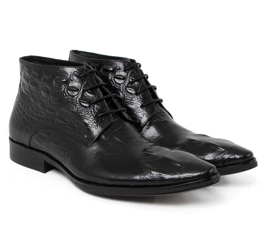 Botas Doc Martens Altas de Piel de Cocodrilo para Hombre - Image 10