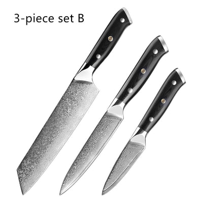 Cuchillo Chef Damasco Acero Inoxidable Estilo Occidental - Image 5