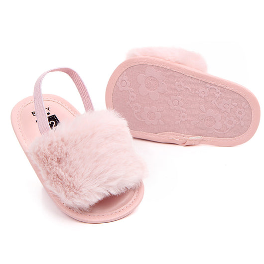 Sandalias para bebé multicolor con suela suave y elástico cómodo - Image 14