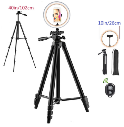 Soporte Tripode para Celular con Luz LED Ajustable - 3 Colores - Image 10