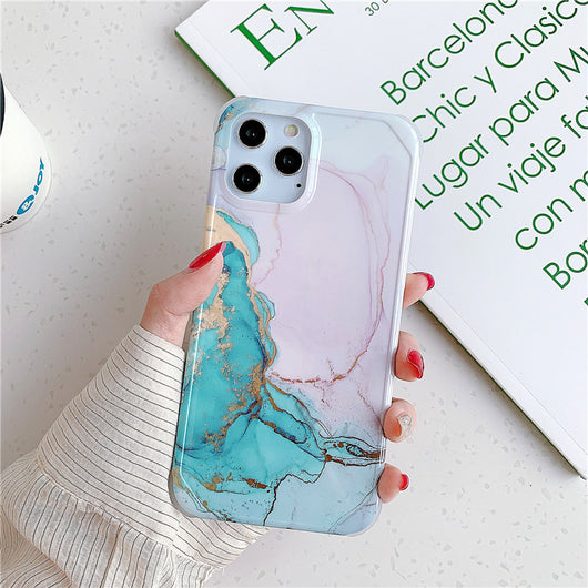 Funda de Mármol Dorado con Protección de Cuatro Esquinas - Image 41