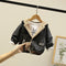 Chaqueta Denim Casual Acolchada para Niños