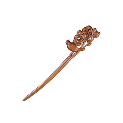Pinza de Sándalo Dorado para Peinados - Accesorio Diario Elegante - Image 5
