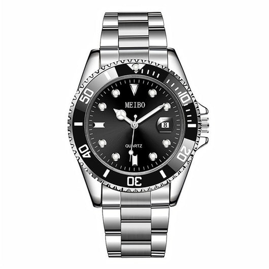 Reloj de Negocios Elegante con Calendario y Correa de Aleación - Image 25