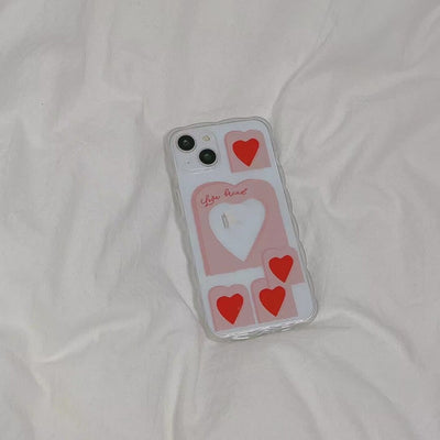Funda de Celular Corazón Hueco con Encaje para Niñas - Image 3
