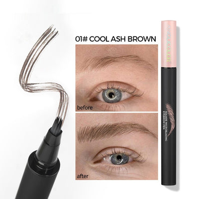 Lápiz de Cejas Multifork Líquido Resistente al Agua y Sudor - Image 3