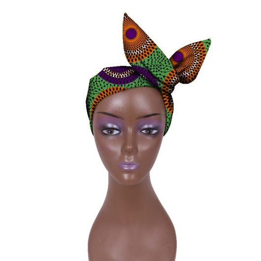 Cinta para la Cabeza Ankara Ajustable - Tela Batik Conmemorativa - Image 40