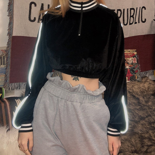 Remera Crop Top Ajustada