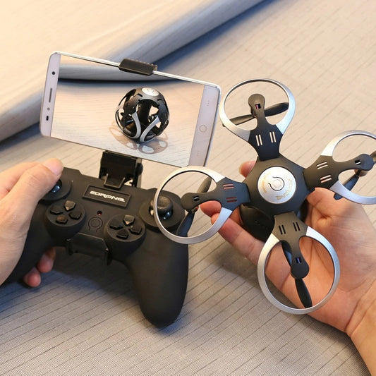 Dron Cuadricóptero Plegable Compacto
