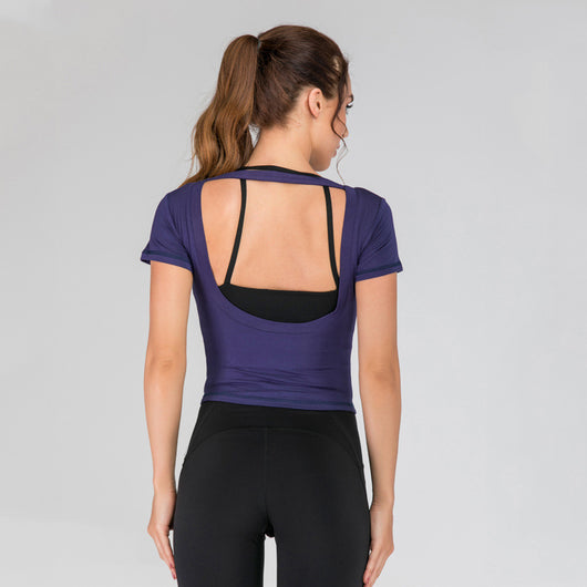Blusa Deportiva Corta para Fitness - Image 3