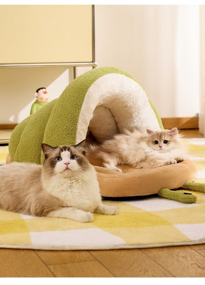 Cama Térmica Semicerrada para Gatos - Nido Acogedor tipo Caracol - Image 19