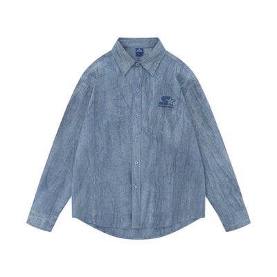 Camisa de Lino y Algodón con Bordado Artesanal para Hombre - Image 2