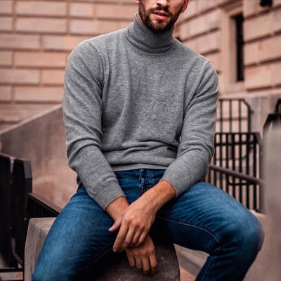 Suéter Cuello Alto Oversized en Punto Acogedor - Image 11