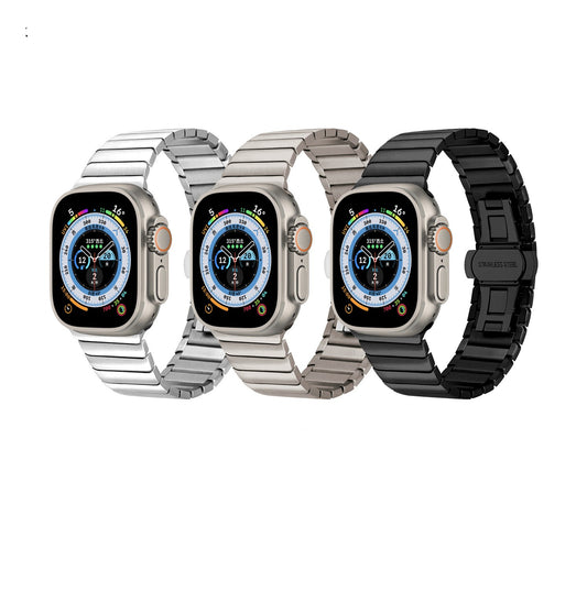 Correa Metálica de Acero Inoxidable con Cierre de Lazo para Smartwatch 8 e IWatch