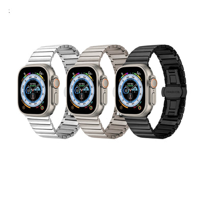 Correa Metálica de Acero Inoxidable con Cierre de Lazo para Smartwatch 8 e IWatch