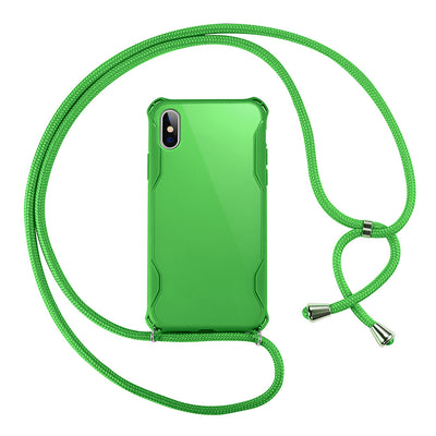 Funda de Celular Apple con Cadena Colgante en Colores Caramelo - Image 19