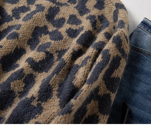Suéter Mohair Estampado Leopardo - Image 6