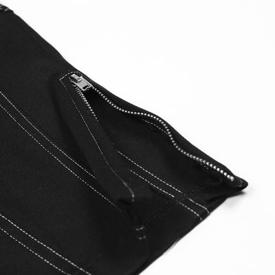 Pantalones Rectos con Aberturas Laterales - Estilo Urbano Casual - Image 14