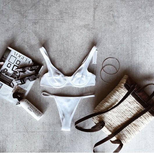 Traje de baño para mujer con diseño dividido - Image 15
