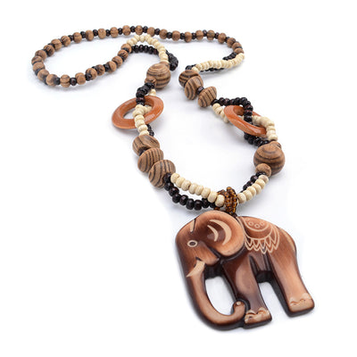 Cadena para suéter con estampado en madera - Image 13