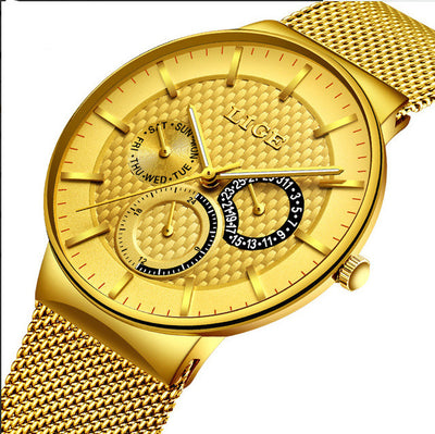 Reloj de Moda Impermeable Ultra Delgado con Malla de 6 Pines - Image 9