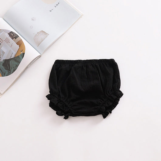 Shorts Infantiles de Algodón y Lino con Encaje - Image 15