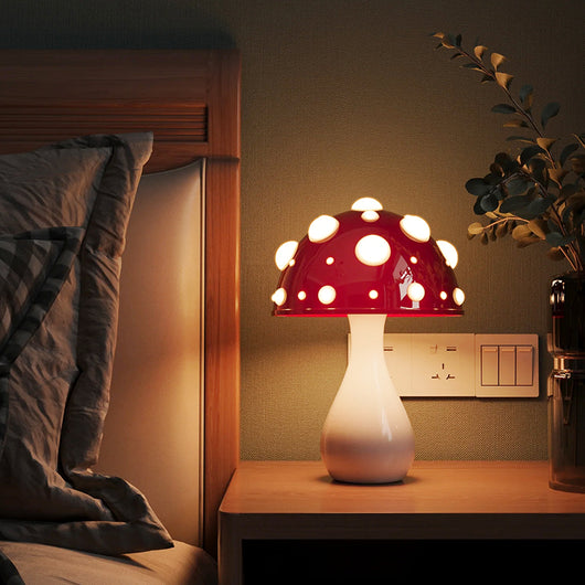 Lámpara de Mesa Seta con Atenuador para Dormitorio - Image 4