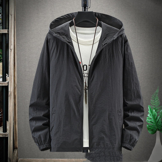 Chaqueta Cortaviento Deportiva con Protección UV para Hombre - Image 4