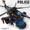 Helicóptero SWAT de Policía - Bloques de Construcción Educativos para Niños