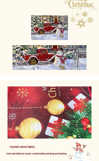 Tapete Navideño Decorativo para Puerta - Bienvenida Festiva - Image 24