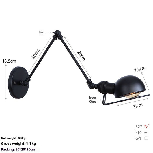 Lámpara LED de Pared Articulada para Estudio y Dormitorio - Image 38