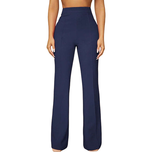 Pantalones de Cintura Alta para Mujer - Elegancia Profesional y Comodidad Diaria - Image 5