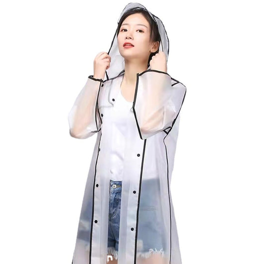 Impermeable Transparente de Una Pieza para Senderismo y Viajes - Image 7
