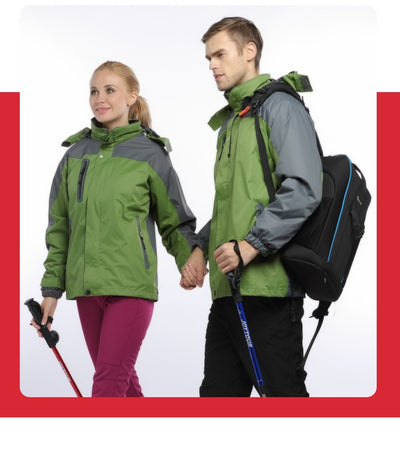 Chaqueta Impermeable Cortaviento Unisex para Aventuras al Aire Libre - Image 17