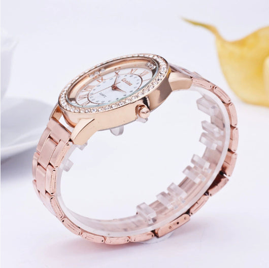 Reloj Deportivo de Acero Inoxidable con Malla de Diamantes - Image 8