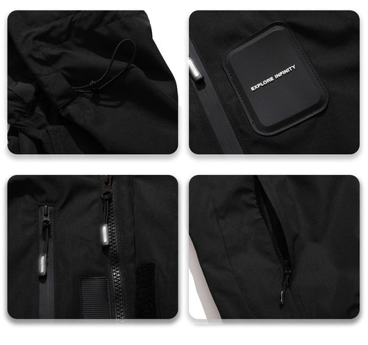 Mono de Camping Impermeable con Capucha y Cuello Alto - Image 12