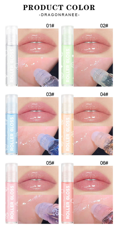Brillo Labial Perlado Transparente con Brillantes - Efecto Espejo Luminoso - Image 13