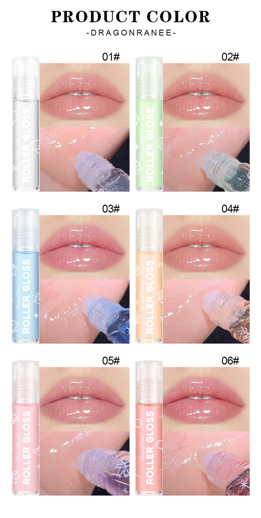 Brillo Labial Perlado Transparente con Brillantes - Efecto Espejo Luminoso - Image 13