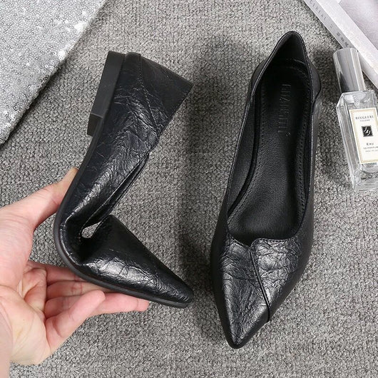 Sandalias de Tacón Bajo con Punta Afilada y Hebilla - Image 10