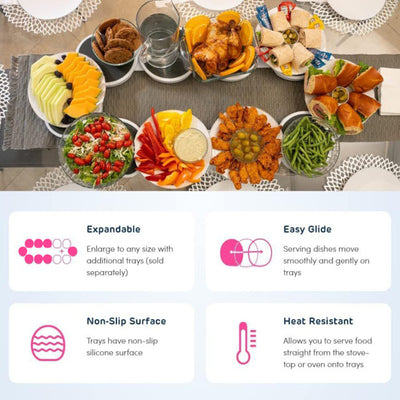 Plato Giratorio para Mesa de Comedor - Lazy Susan Revolucionario - Image 2