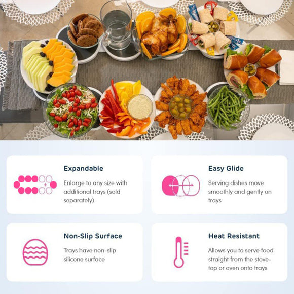 Plato Giratorio para Mesa de Comedor - Lazy Susan Revolucionario
