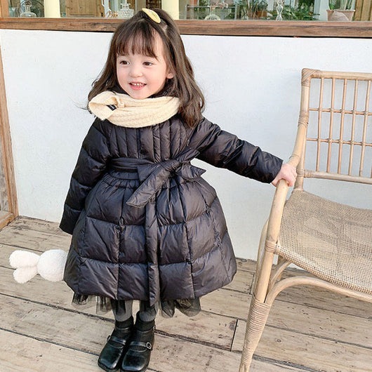 Abrigo Largo Infantil para Niña - Colección Invierno