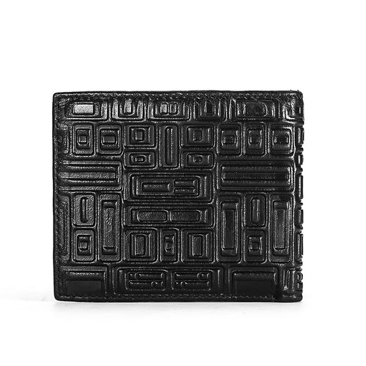 Billetera de Cuero Retro Versátil - Diseño Horizontal y Vertical