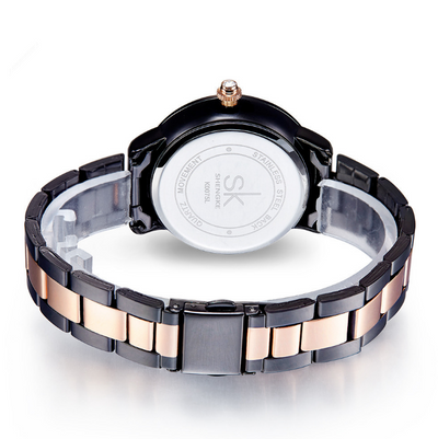 Reloj de Pulsera Shengke para Mujer - Cuarzo Lujo con Cristales - Image 3