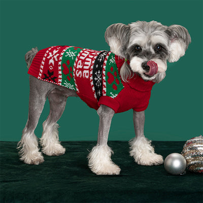 Suéter Navideño Tejido Personalizado para Mascotas - Image 2