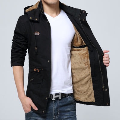 Abrigo Impermeable para Hombre Otoño Invierno con Forro Térmico - Image 3
